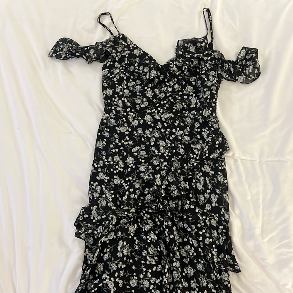 ASTR never worn black floral dress